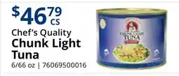 Restaurant Depot Chef's Quality Chunk Light Tuna offer