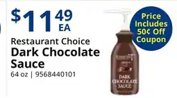 Restaurant Depot Restaurant Choice Dark Chocolate Sauce offer