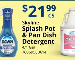 Restaurant Depot Skyline Splash Pot & Pan Dish Detergent offer