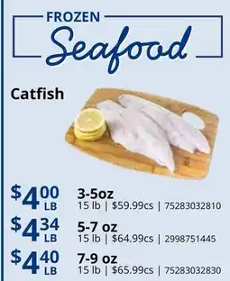 Restaurant Depot Catfish offer