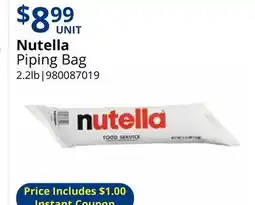 Restaurant Depot Nutella Piping Bag offer