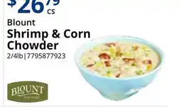 Restaurant Depot Blount Shrimp & Corn Chowder offer