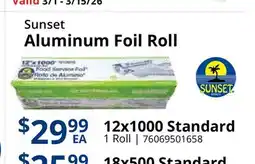 Restaurant Depot Sunset Aluminum Foil Roll offer