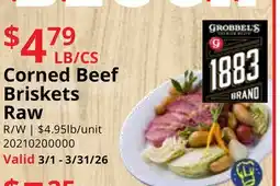 Restaurant Depot Cornced Beef Briskets Raw offer