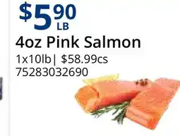 Restaurant Depot 4oz Pink Salmon offer