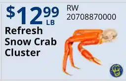 Restaurant Depot Refresh Snow Crab Cluster offer