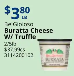 Restaurant Depot BelGioioso Buratta Cheese W/ Truffle offer