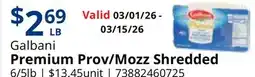 Restaurant Depot Galbani Premium Prov/Mozz Shredded offer