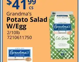 Restaurant Depot Grandma's Potato Salad W/Egg offer