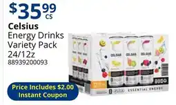 Restaurant Depot Celsius Energy Drinks Variety Pack offer