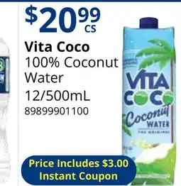 Restaurant Depot Vita Coco 100% Coconut Water offer