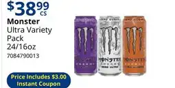 Restaurant Depot Monster Ultra Variety Pack offer