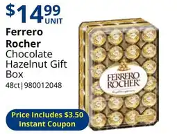 Restaurant Depot Ferrero Rocher Chocolate Hazelnut Gift Box offer