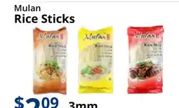 Restaurant Depot Mulan Rice Sticks offer