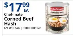 Restaurant Depot Chef-mate Corned Beef Hash offer