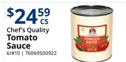 Restaurant Depot Chef's Quality Tomato Sauce offer