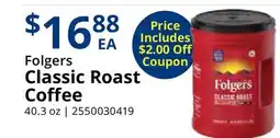 Restaurant Depot Folgers Classic Roast Coffee offer
