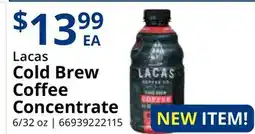 Restaurant Depot Lacas Cold Brew Coffee Concentrate offer