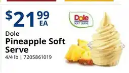 Restaurant Depot Dole Pineapple Soft Serve offer