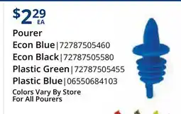 Restaurant Depot Econ Blue|72787505460 Econ Black|72787505580 Plastic Green|72787505455 Plastic Blue|06550684103 offer