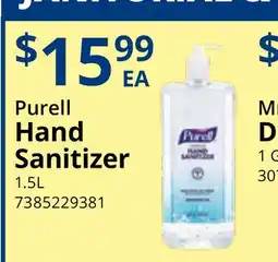 Restaurant Depot Purell Hand Sanitizer offer