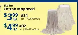 Restaurant Depot Skyline Cotton Mophead offer