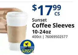 Restaurant Depot Sunset Coffee Sleeves offer