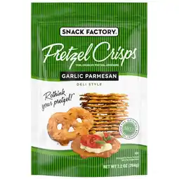 Walgreens Pretzel Crisps Garlic Parmesan offer