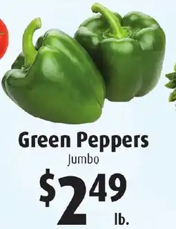 Gristedes Green Peppers offer
