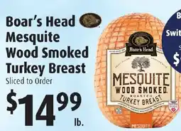 Gristedes Boar's Head Mesquite Wood Smoked Turkey Breast offer