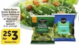 Albertsons Taylor Farms Green & Crisp offer