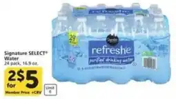 Albertsons Signature SELECT Water offer
