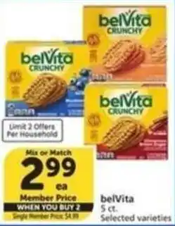 Albertsons belVita offer