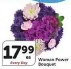 Albertsons Woman Power Bouquet offer