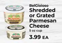 Sunset Foods BelGioioso Shredded or Grated Parmesan Cheese offer