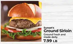 Sunset Foods Sunset's Ground Sirloin offer