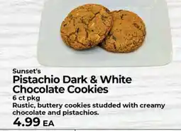 Sunset Foods Sunset's Pistachio Dark & White Chocolate Cookies offer