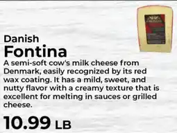 Sunset Foods Danish Fontina offer