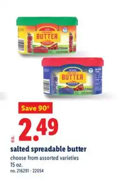 Lidl salted spreadable butter offer