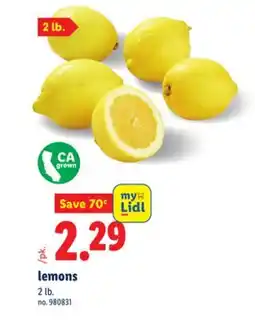 Lidl lemons offer