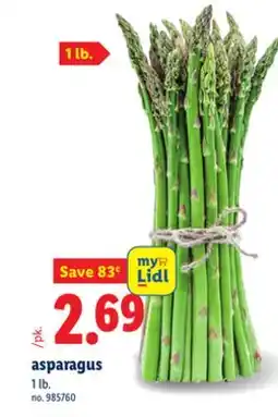 Lidl Asparagus offer