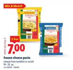 Lidl frozen cheese pasta offer