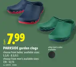 Lidl PARKSIDE garden clogs offer