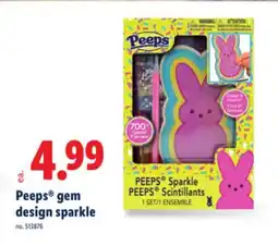 Lidl Peeps gem design sparkle offer