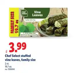 Lidl Chef Select stuffed vine leaves, family size offer