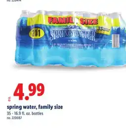 Lidl spring water, family size offer