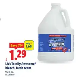 Lidl LA's Totally Awesome bleach, fresh scent offer