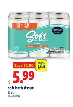Lidl soft bath tissue offer