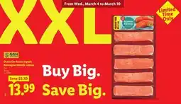 Lidl Ocean Sea frozen organic Norwegian Atlantic salmon offer