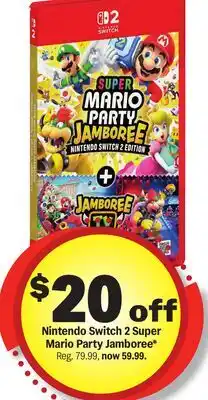 Meijer Nintendo Switch 2 Super Mario Party Jamboree offer